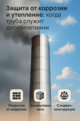 Защита от коррозии и утепление дымовых труб: материалы и технологии